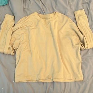 Lululemon cropped crewneck